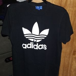 Black Adidas Trefoil T-Shirt